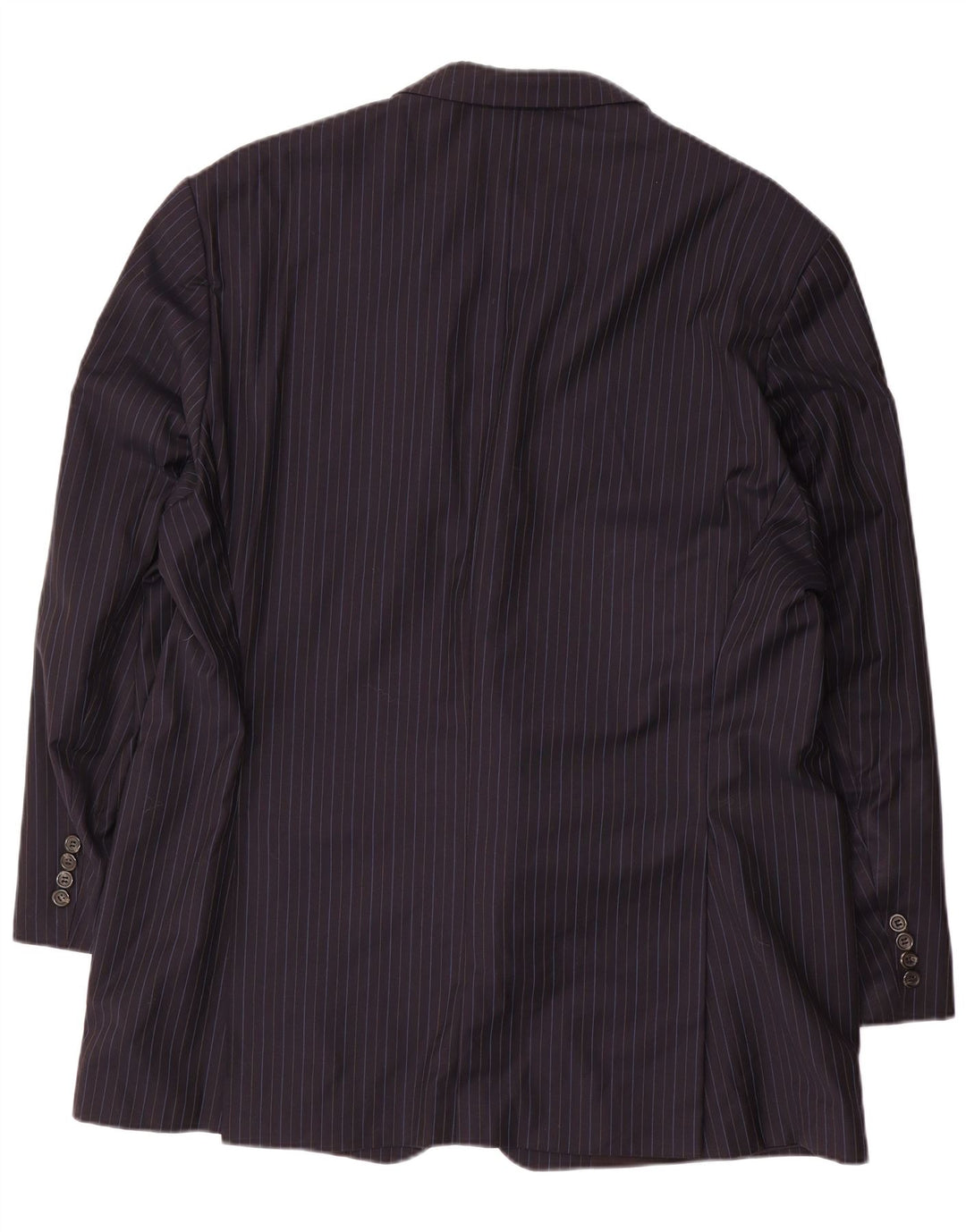 RALPH LAUREN Ανδρικό σακάκι με 2 κουμπιά μπλέιζερ IT 52 XL Μαλλί με ρίγες σε μπλε μπλέ