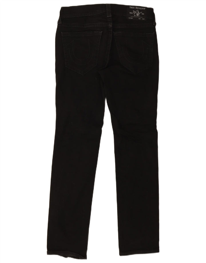 True Religion Ανδρικό Slim Jeans W32 L32 Μαύρο βαμβακερό