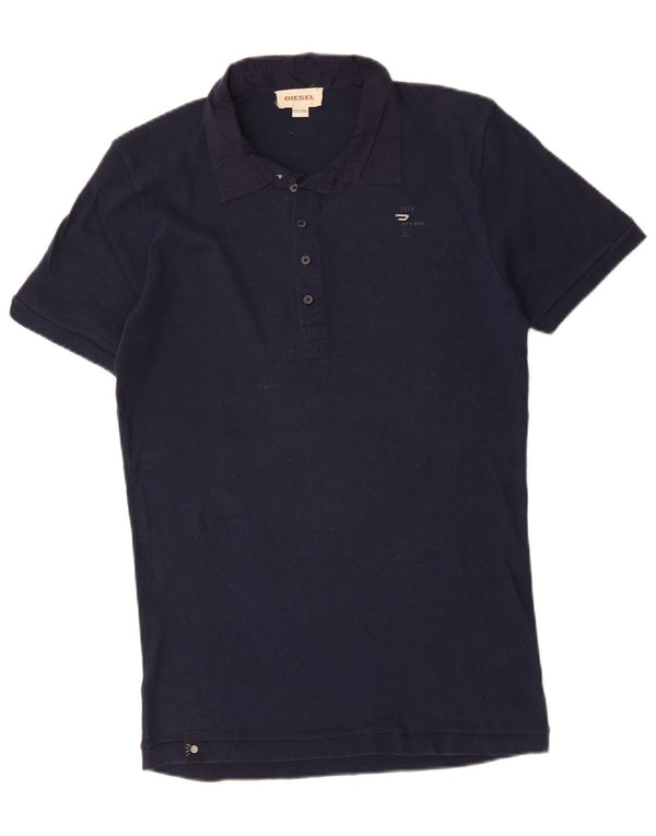 Ανδρικό μπλουζάκι πόλο DIESEL 2XL Navy Blue