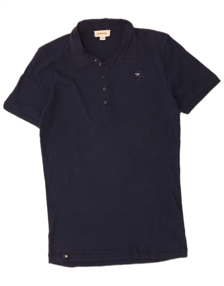 Ανδρικό μπλουζάκι πόλο DIESEL 2XL Navy Blue