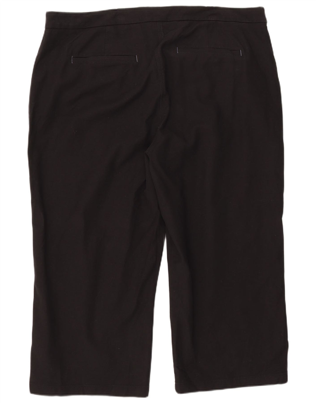 White Stuff Γυναικείο παντελόνι Capri UK 22 3XL W44 L24 Μαύρο βαμβακερό