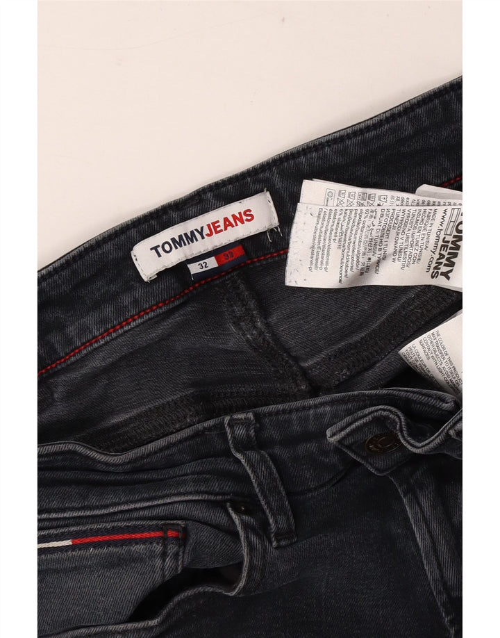 Tommy Hilfiger Ανδρικό Slim Jeans W32 L32 Γκρι βαμβακερό