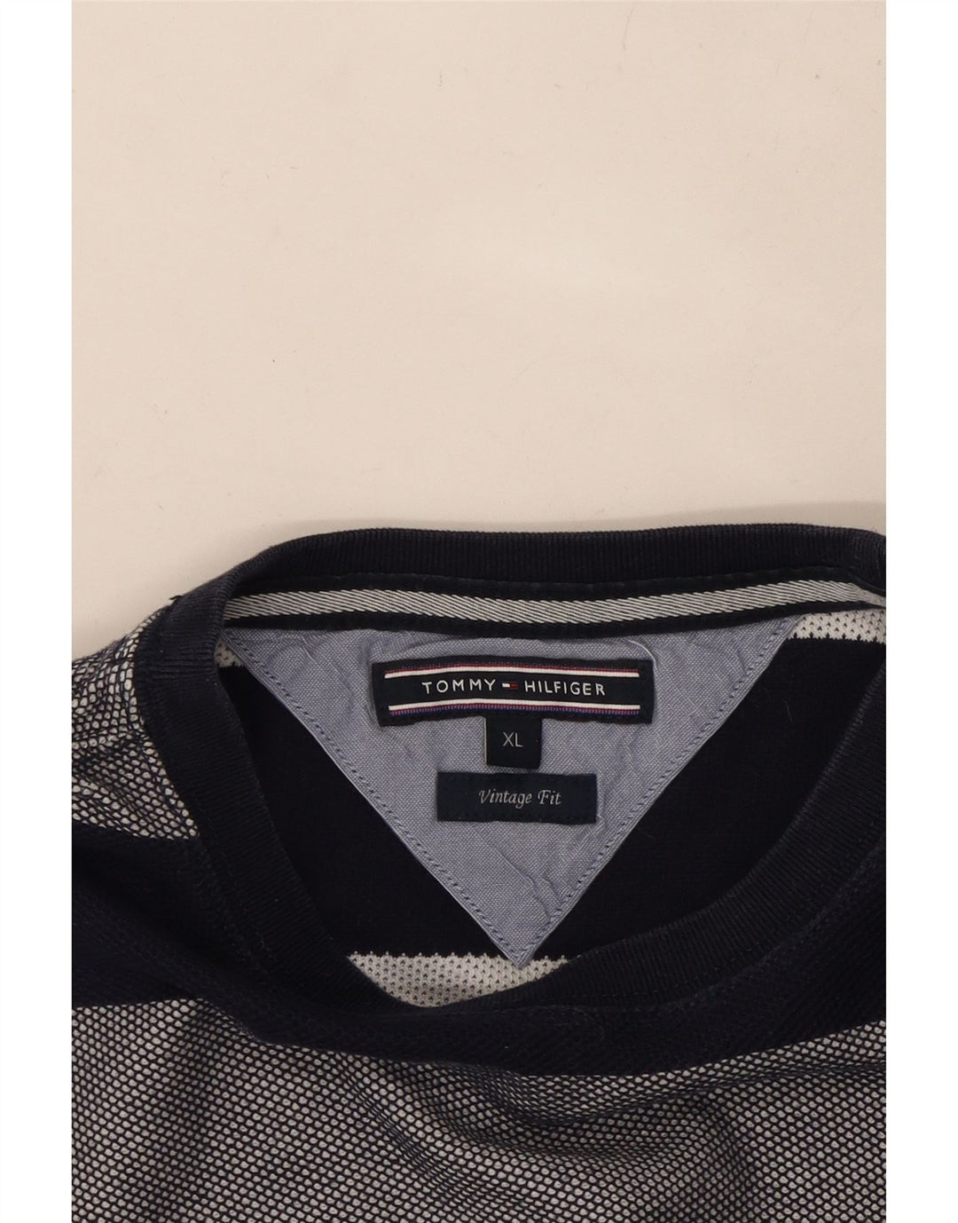 Γυναικείο TOMMY HILFIGER Γυναικείο πουλόβερ με λαιμόκοψη UK 18 XL Navy Blue