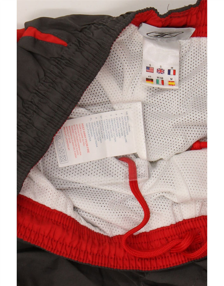 Ανδρική φόρμα REEBOK Graphic Παντελόνι Μικρό Γκρι Πολυεστέρας