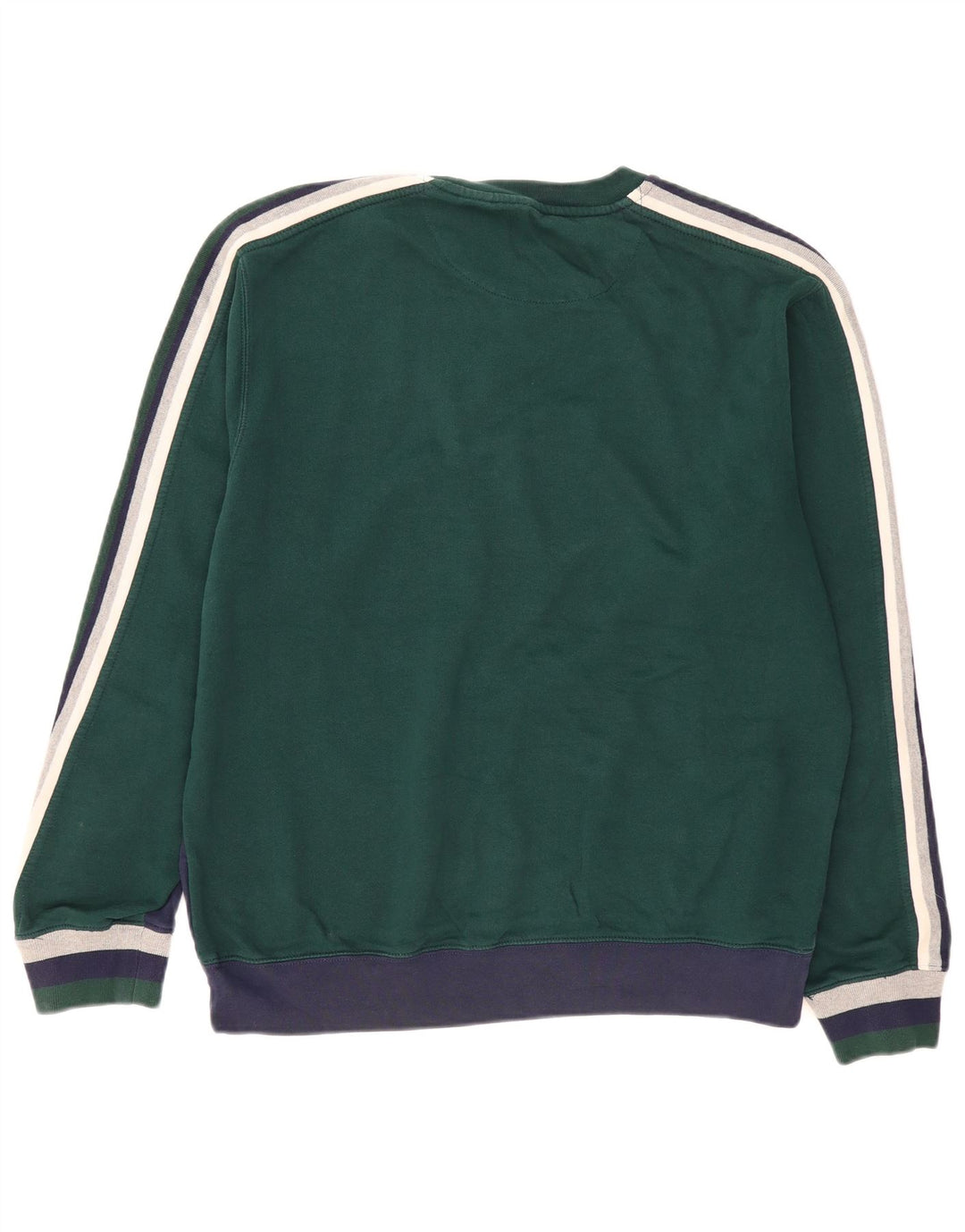Chaps Ανδρικό γραφικό φούτερ Jumper Μεγάλο μπλε Navy Colourblock Βαμβακερό