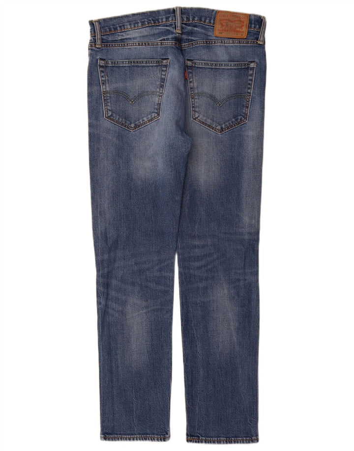 Levi's Mens 502 Tapered Jeans W32 L32 Blue Cotton
