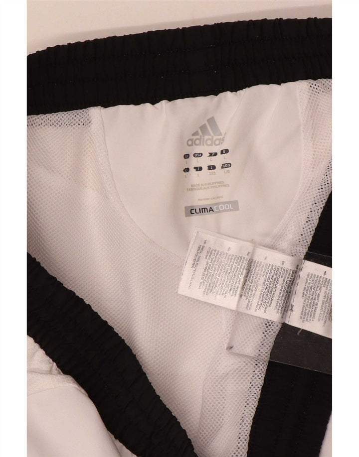 Ανδρικό σορτς Adidas Climacool με μεγάλο λευκό χρώμα πολυεστέρα