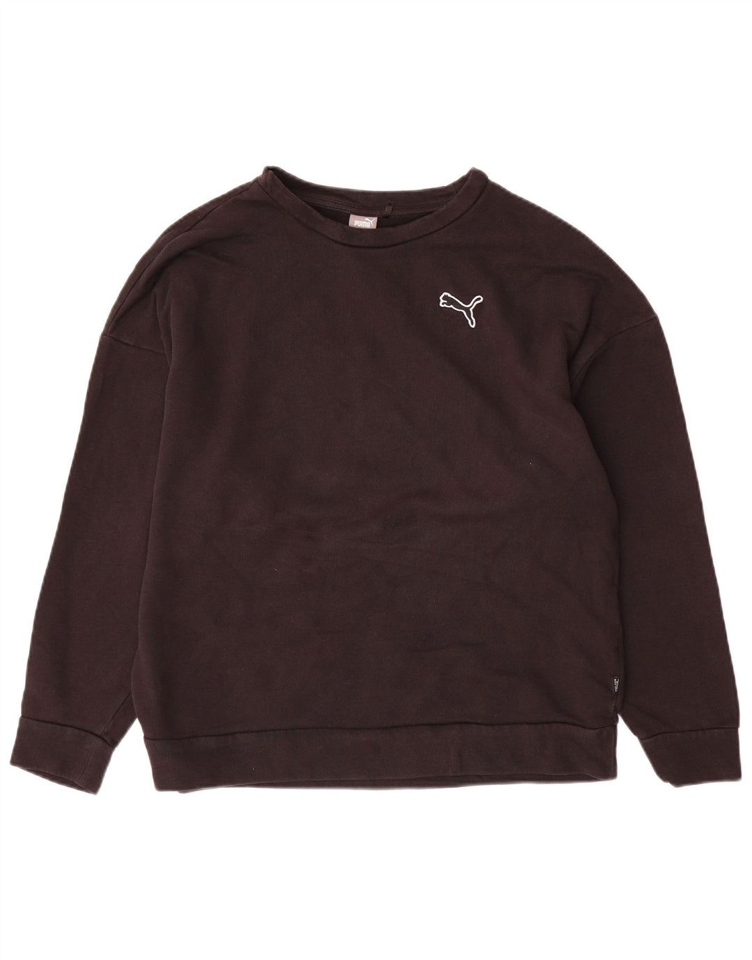 Puma Γυναικεία Φούτερ Jumper UK 16 Large Μαύρο Βαμβακερό