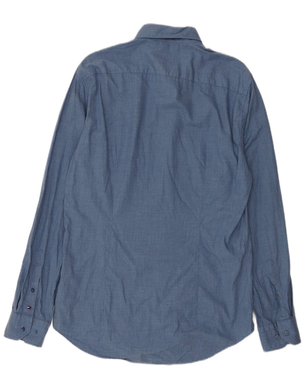 Ανδρικό πουκάμισο Tommy Hilfiger Slim Fit Μέγεθος 40 Medium Blue Cotton
