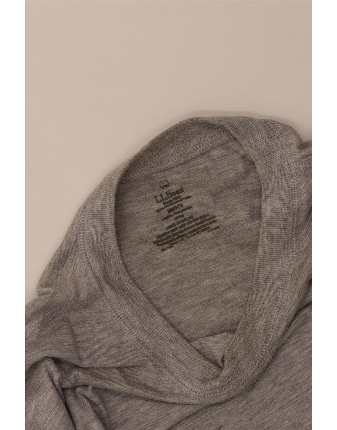 Ανδρικό T-Shirt L.L.Bean Top Medium Grey Flecked Polyester