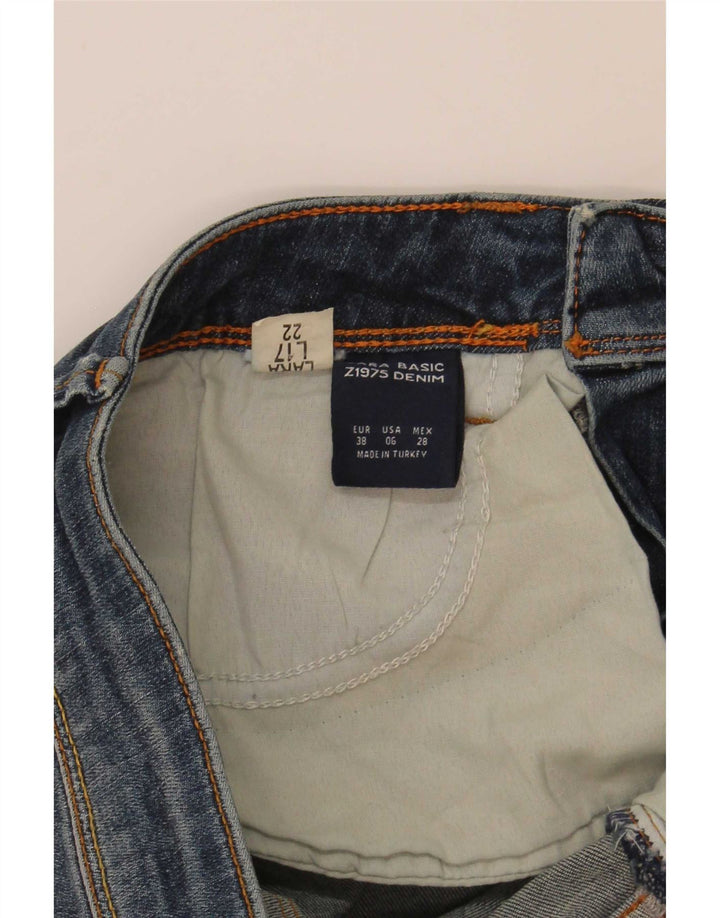 Zara Γυναικείο τζιν σορτς EU 38 Small W28 Blue