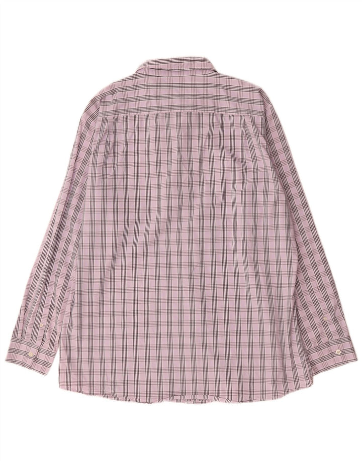 Ανδρικό πουκάμισο Lee XL Purple Check Cotton