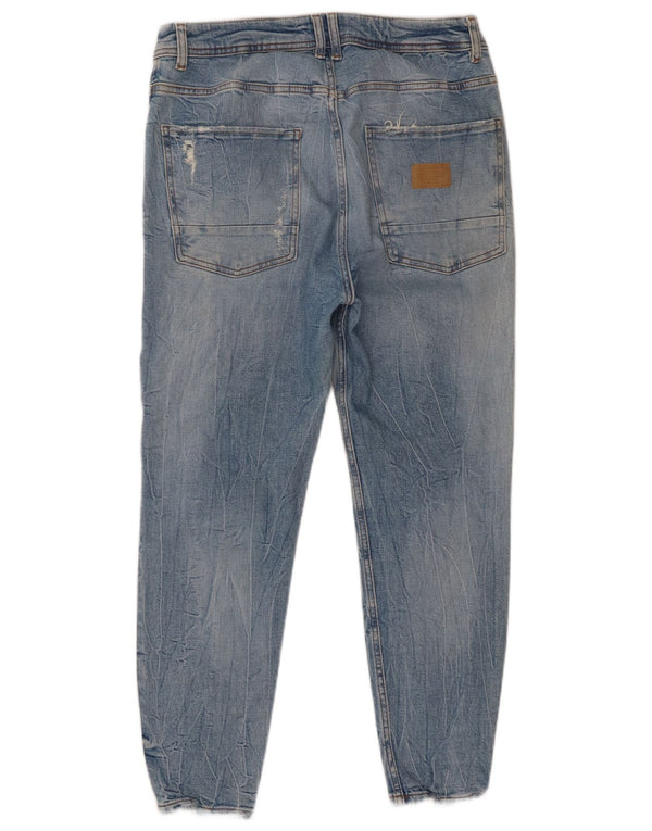 Ανδρικά Zara Distressed Tapered Jeans EU 46 XL W36 L26 Blue