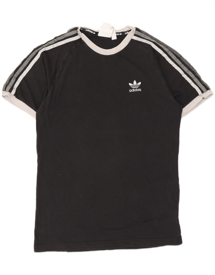 Ανδρικό T-Shirt Adidas Top Μικρό μαύρο βαμβακερό