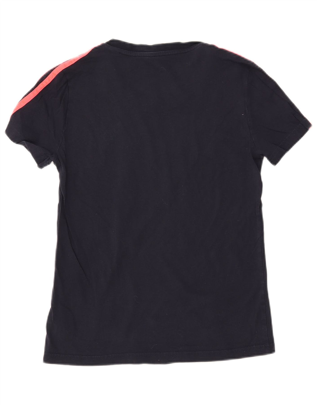 Γυναικείο T-Shirt ADIDAS Top UK 12 Medium Navy Blue βαμβακερό