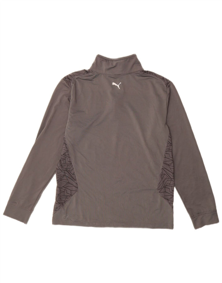 Φόρμα PUMA Boys με φερμουάρ πουλόβερ φόρμα 11-12 ετών μεγάλο γκρι