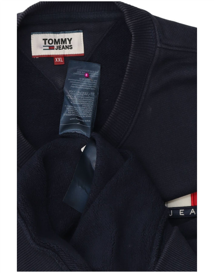 TOMMY HILFIGER Ανδρικό Φούτερ Jumper 2XL Navy Blue Cotton