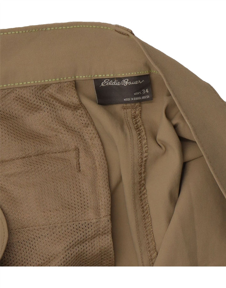EDDIE BAUER Mens Chino Shorts W34 Large Beige Vintage Eddie Bauer and Second-Hand Eddie Bauer from Messina Hembry 