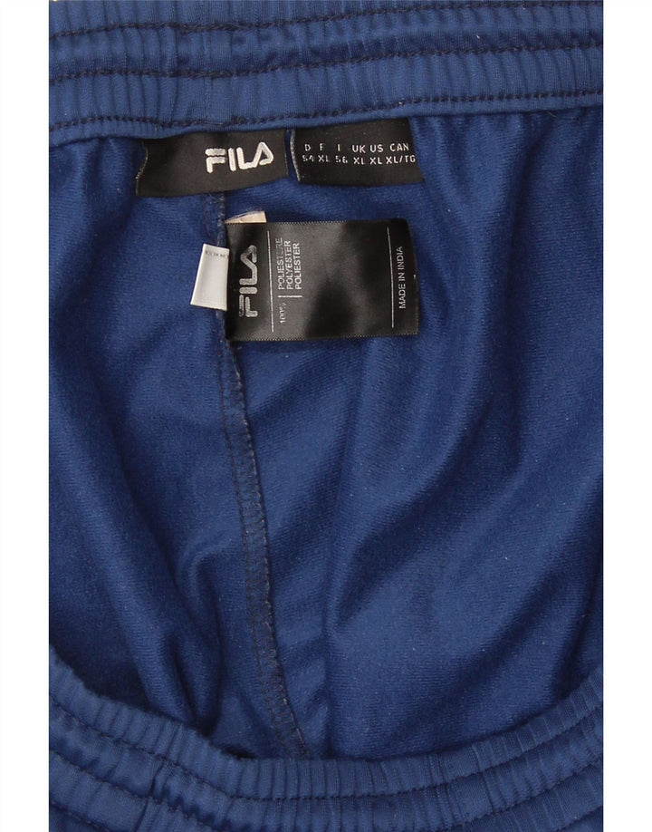 Ανδρική φόρμα Fila Παντελόνι XL Blue Colourblock Polyester