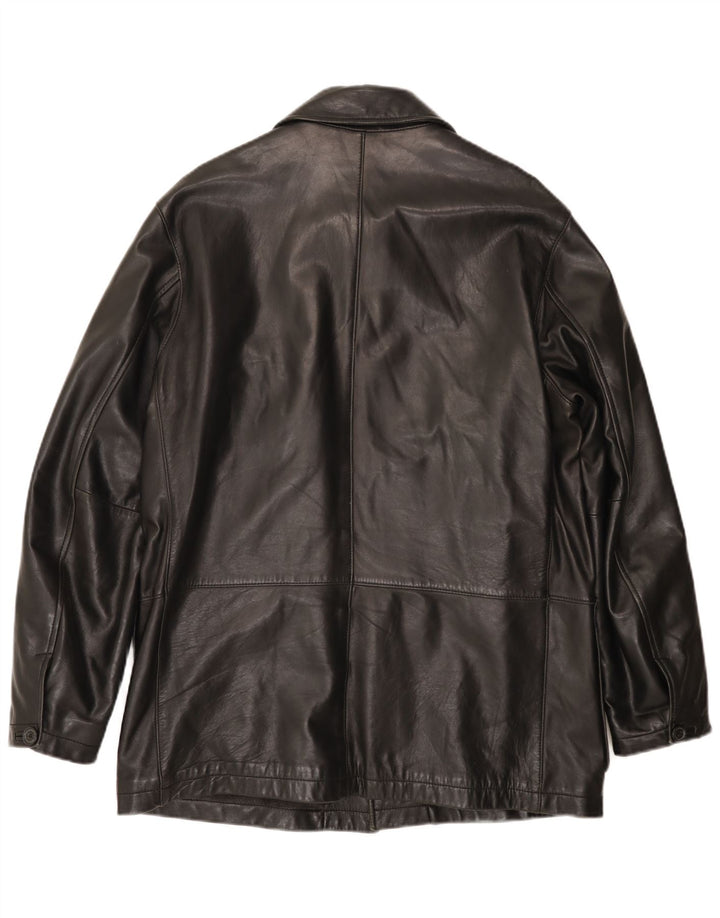 Anson's Herrenhaus Ανδρικό Δερμάτινο Μπουφάν UK 38 Medium Black Leather