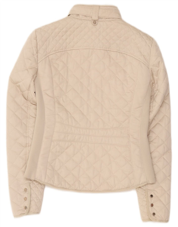 Zara Γυναικείο Καπιτονέ μπουφάν UK 12 Medium Off White