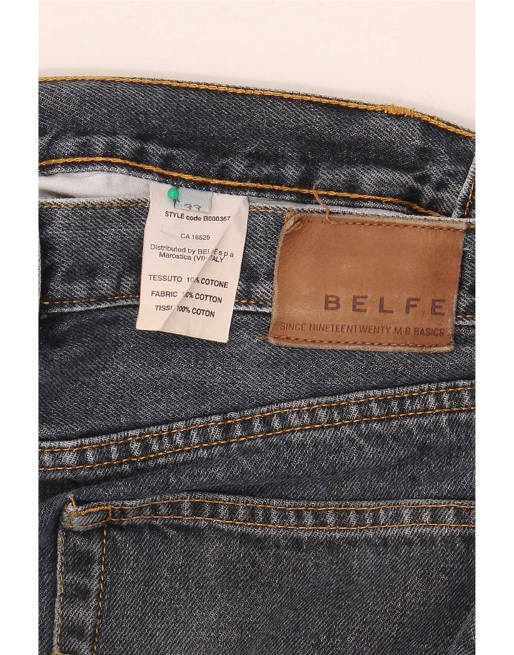 Belfe Ανδρικό Cropped Jeans W33 L26 Blue Cotton