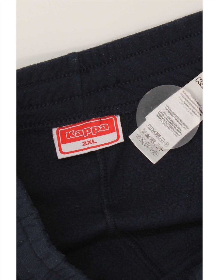 Kappa Ανδρική αθλητική φόρμα Παντελόνι Joggers 2XL Navy Blue Polyester