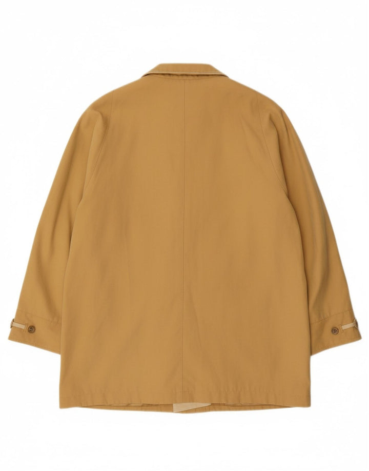 ENSIGN Womens Overcoat UK 16 Large  Yellow Polyester