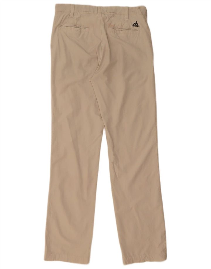 Ανδρικό ίσιο παντελόνι Chino Adidas W30 L32 Beige Polyester