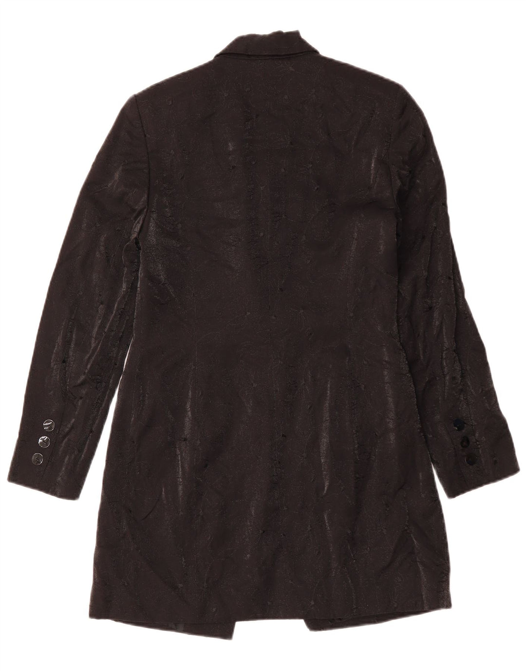 Γυναικείο παλτό RICHARDS UK 10 Small Black Floral Viscose