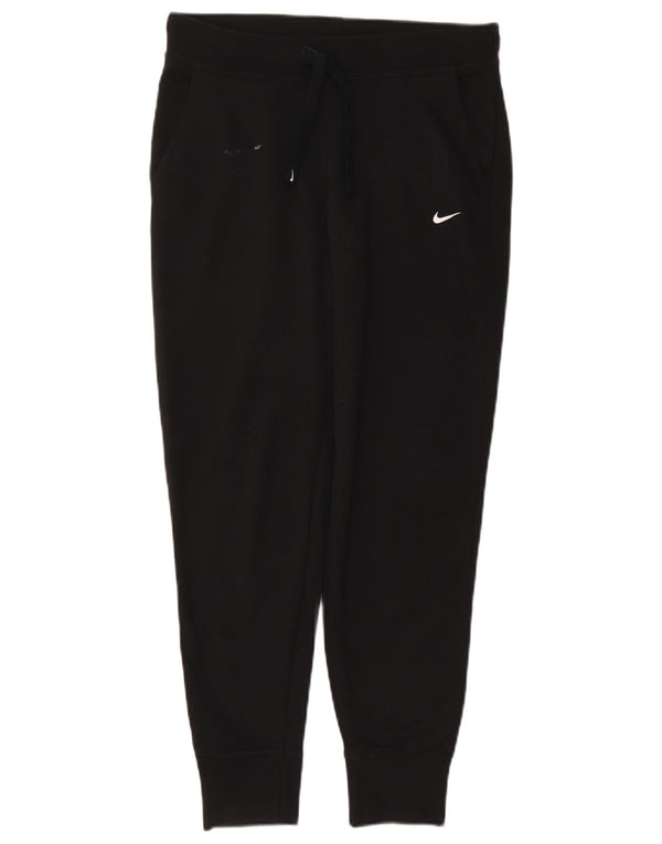 Γυναικεία φόρμα Nike Dri Fit Παντελόνια Joggers UK 10 Small Black Cotton