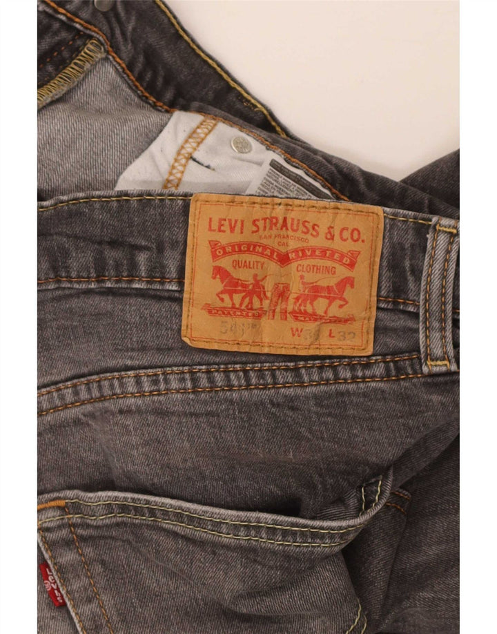 Levi's Mens 541 Slim Jeans W36 L32 Γκρι βαμβακερό