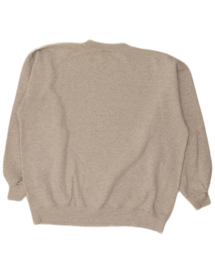 Vintage ανδρικό γραφικό φούτερ Jumper XL Γκρι βαμβακερό