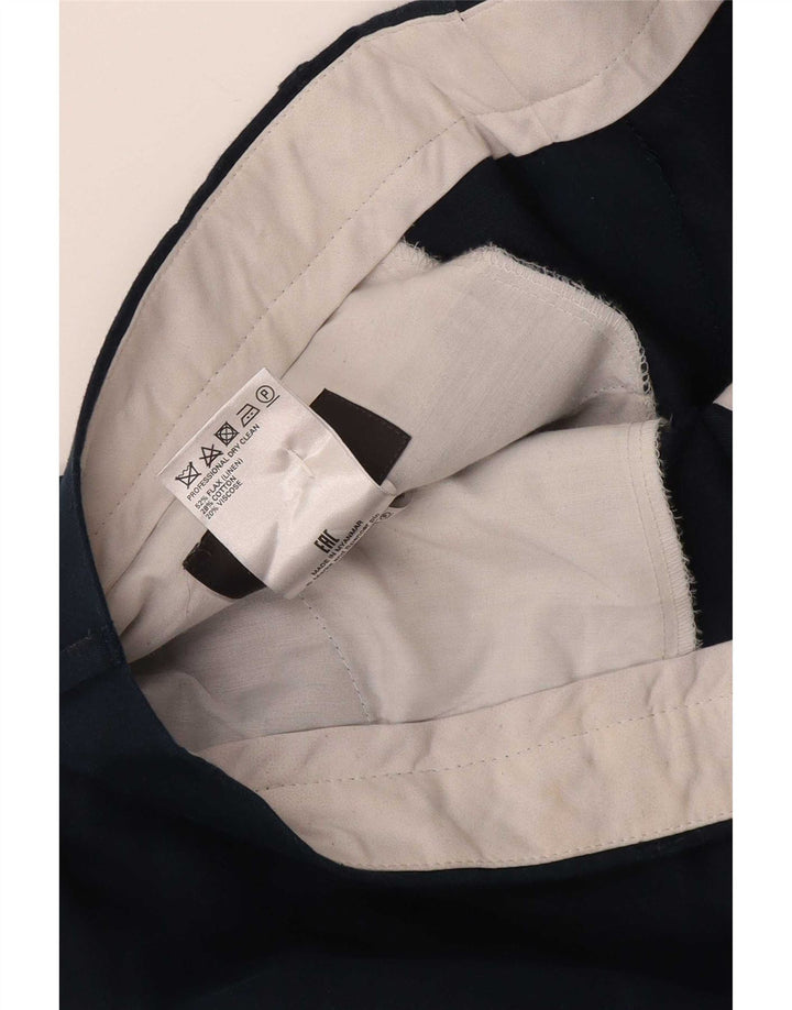 Marks & Spencer Ανδρικό κανονικό παντελόνι Chino W40 L31 Navy Blue Λευκό