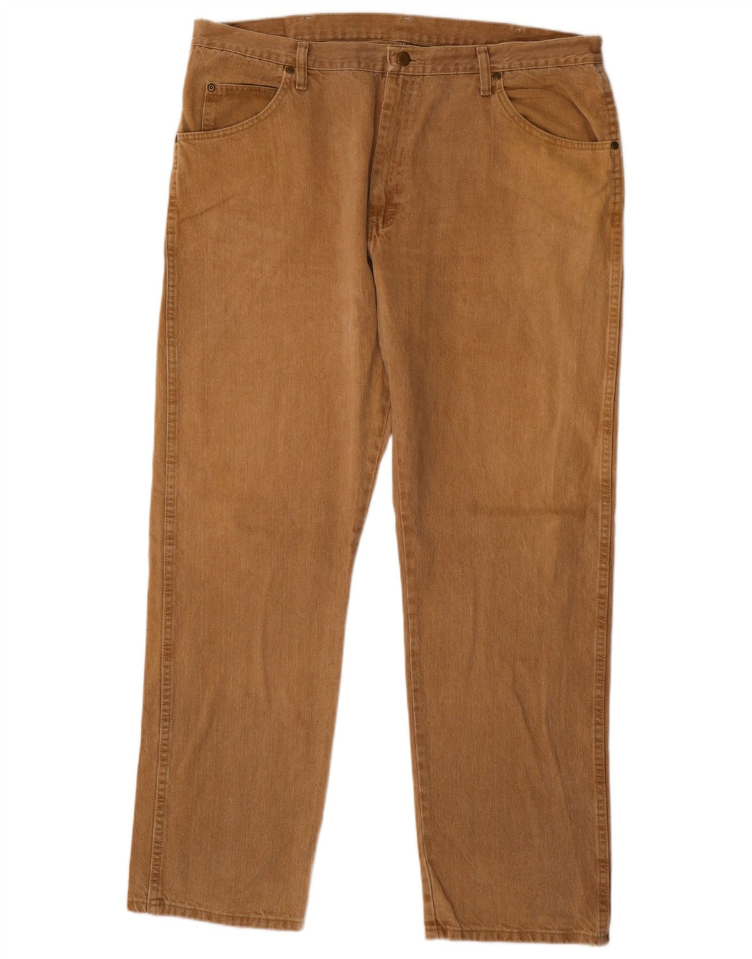 Ανδρικό τζιν ίσιο Wrangler W40 L32 Μπεζ βαμβακερό