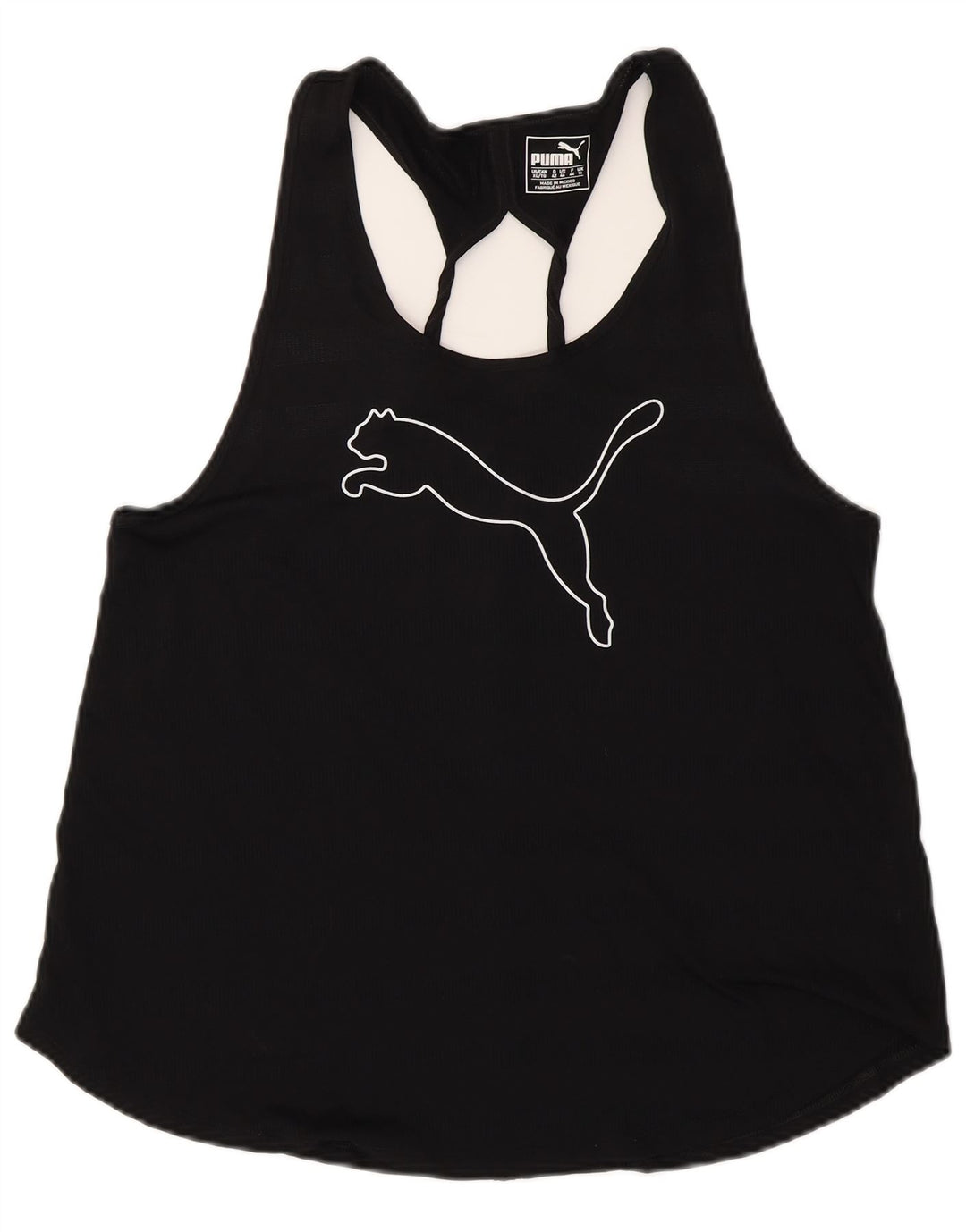 Γυναικείο γραφικό γιλέκο PUMA Top UK 16 Large Black Polyester