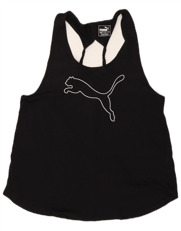 Γυναικείο γραφικό γιλέκο PUMA Top UK 16 Large Black Polyester
