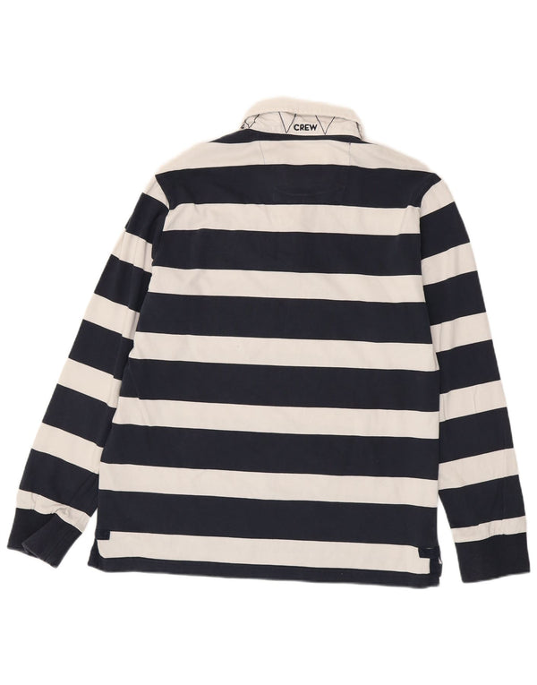 ΕΝΔΥΜΑΤΑ ΠΛΗΡΩΜΑΤΟΣ Ανδρικό μακρυμάνικο μπλουζάκι ράγκμπι πόλο μεγάλο μπλε ναυτικό ριγέ