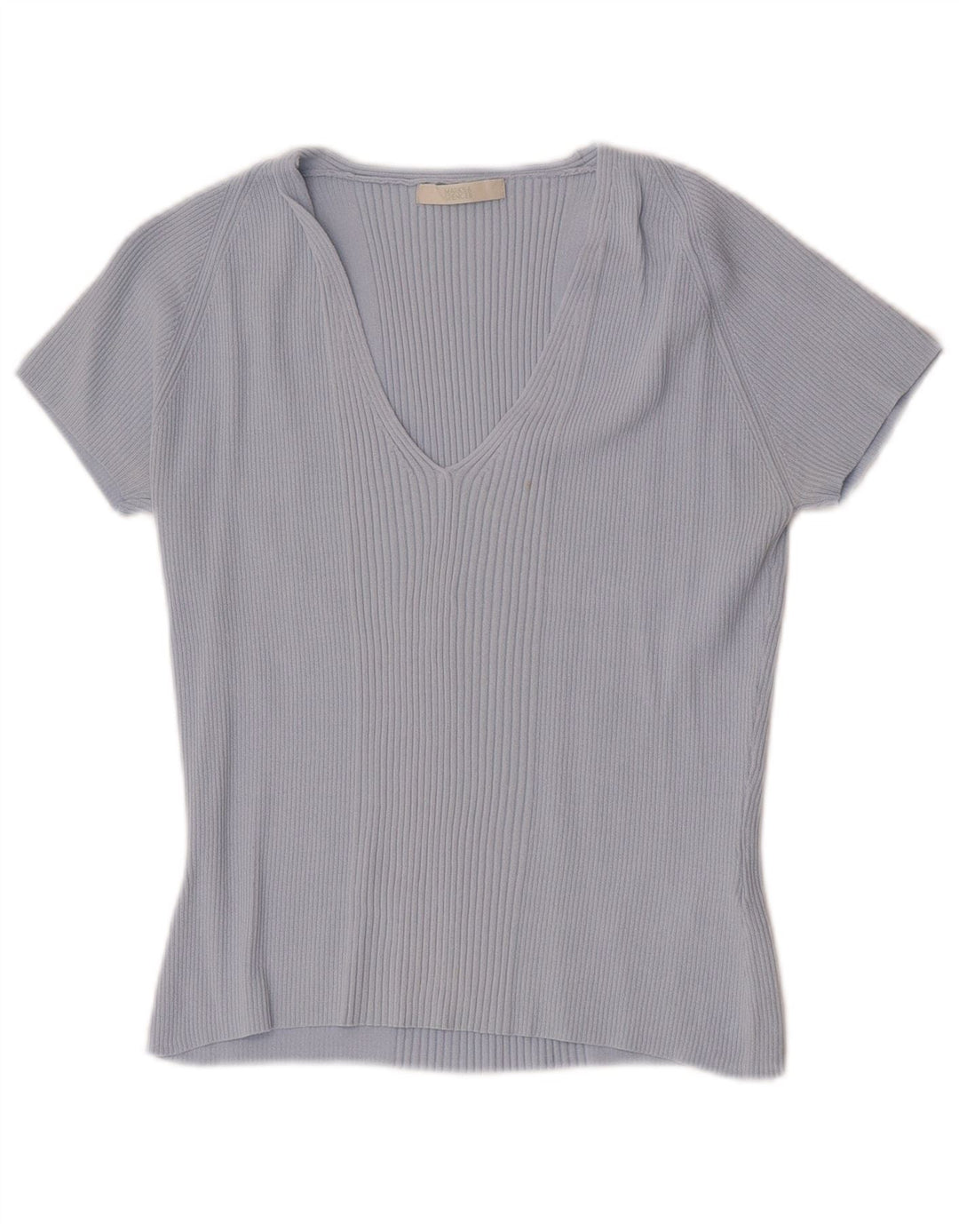 Marks & Spencer Γυναικείο T-Shirt τοπ 14 μεσαίου μπλε βισκόζη