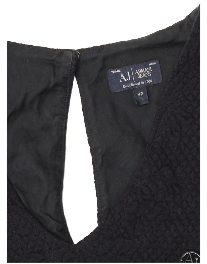 Armani Γυναικείο φόρεμα Shift UK 12 Medium Navy Blue Floral