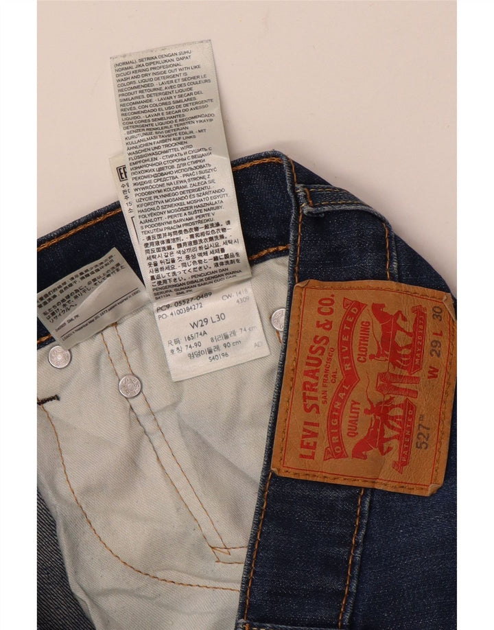 LEVI'S Womens 527 Bootcut Jeans W29 L30 Blue Cotton