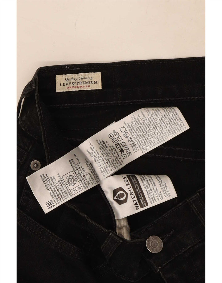Ανδρικό τζιν Levi's Slim W34 L30 μαύρο βαμβακερό