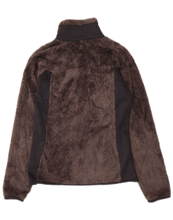 Columbia Γυναικείο Fleece Jacket UK 14 Medium Grey Colourblock Polyester