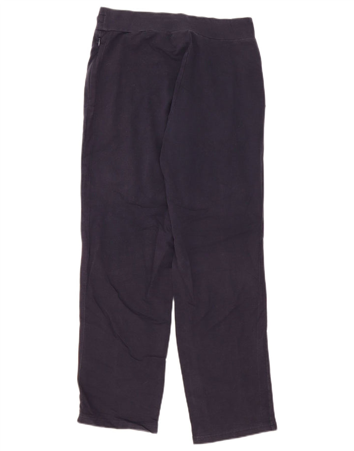 Marks & Spencer Γυναικεία φόρμα παντελόνια UK 12 Medium Navy Blue Cotton