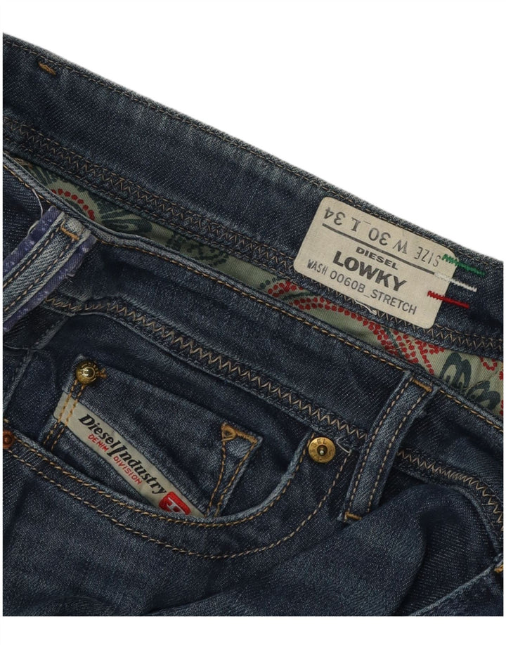DIESEL Γυναικείο Lowky Straight Jeans W30 L34 Μπλε βαμβακερό