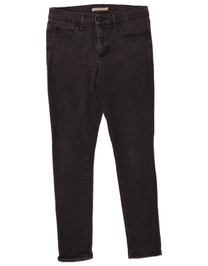 LEVI'S Womens 311 Shaping Skinny Jeans W29 L30 Μαύρο βαμβακερό