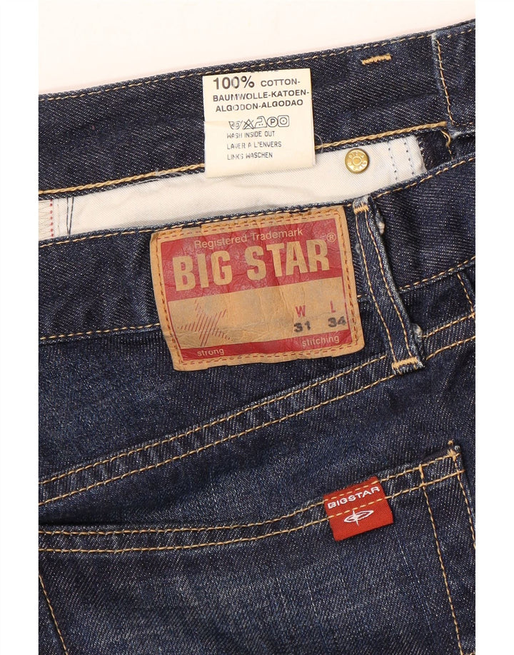 Ανδρικό τζιν ίσιο Big Star W31 L31 Μπλε βαμβακερό