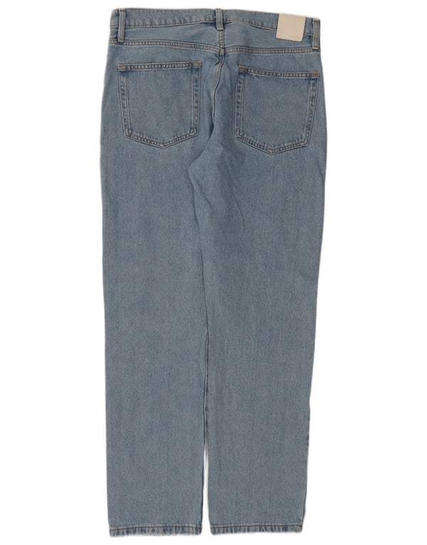 Massimo Dutti γυναικείο ψηλόμεσο τζιν EU 44 XL W34 L30 Μπλε βαμβακερό