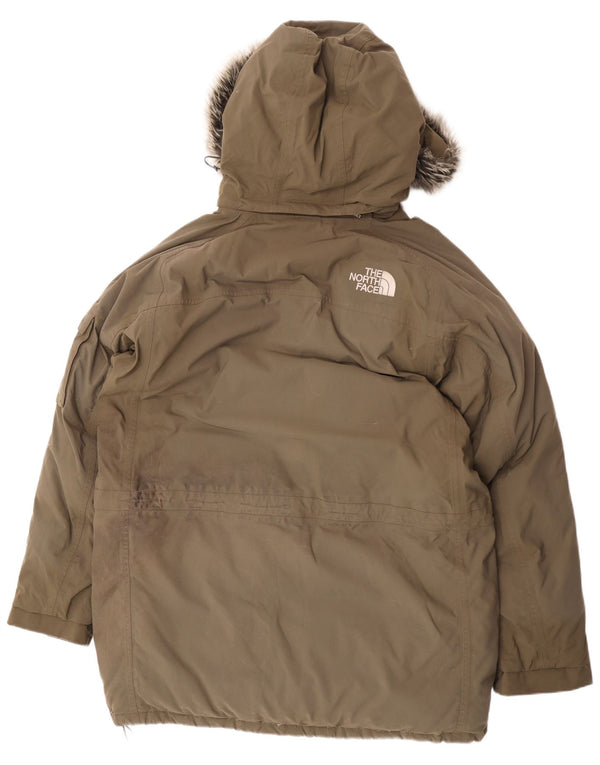 The North Face Ανδρικό μπουφάν Parka με κουκούλα UK 40 Large Khaki Winter