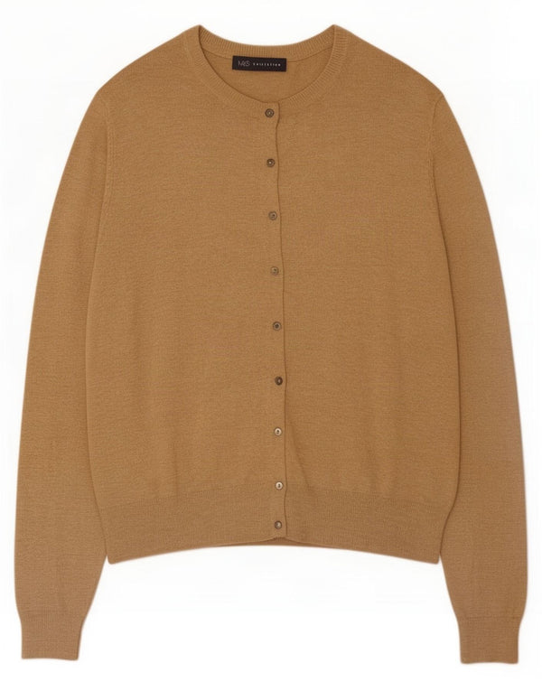 Marks & Spencer Γυναικεία Ζακέτα πουλόβερ UK 14 Medium Beige